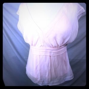 Banana Republic silk sheer top